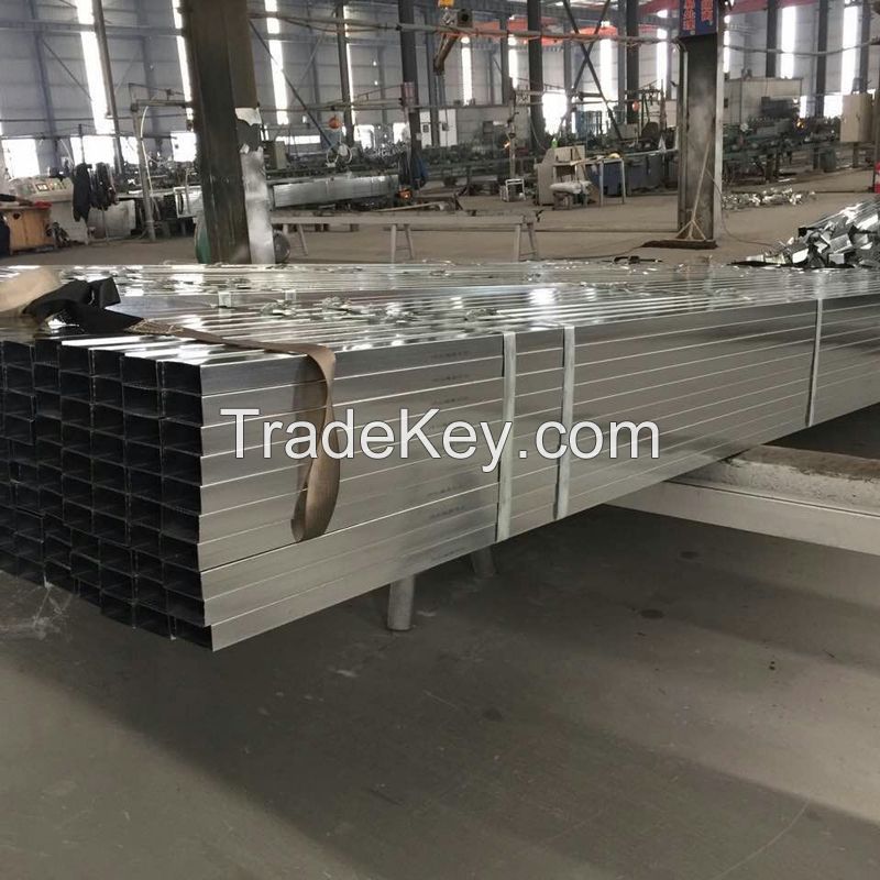 mild steel Hot-dip galvanized pipes, construction material,hollow section