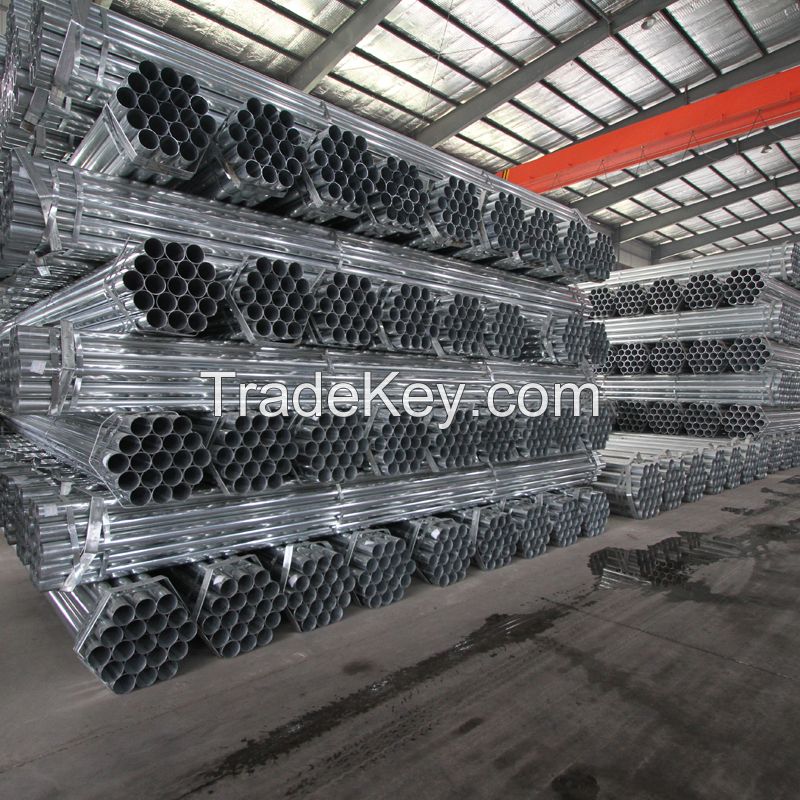 bs1387 Hot dipped galvanized threaded gi pipe