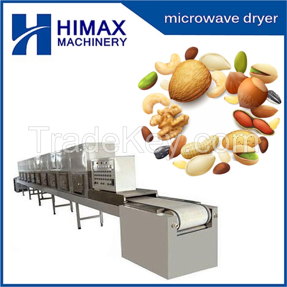 Industrial Food Spice Nuts Tea Medicine Microwave Dryer equipment for shirmp /fruit drying