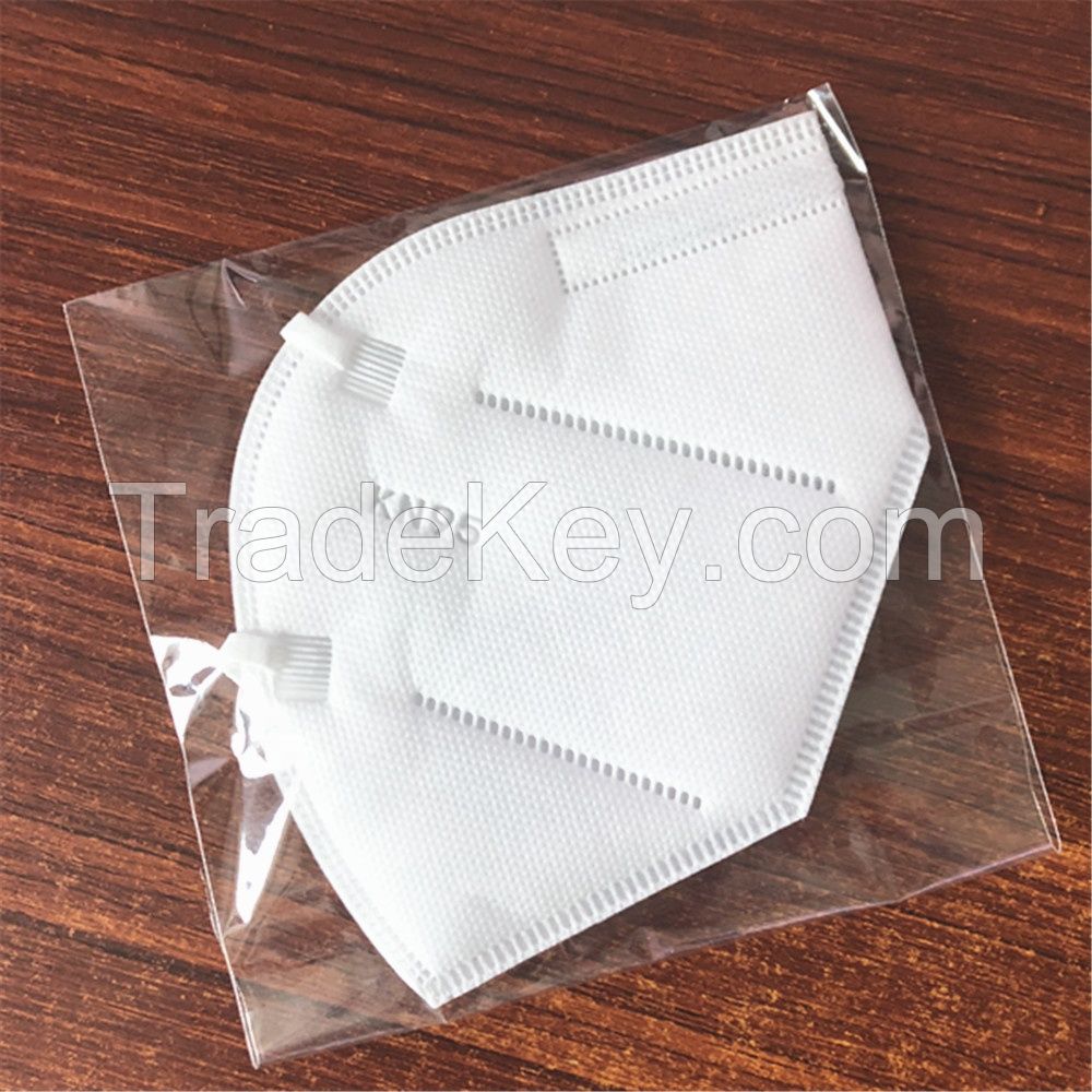 Dust Disposable Non Woven Face Mask With Valve Folding N95 Mouth Mask