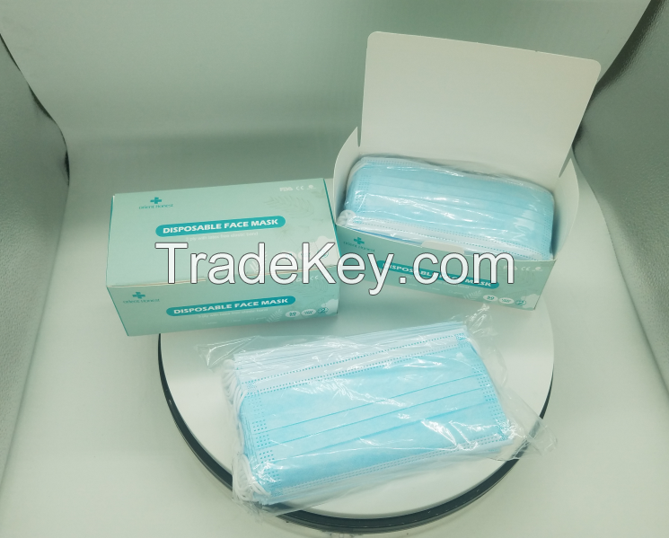 Ready to ship Disposable 3ply Face Mask in stock