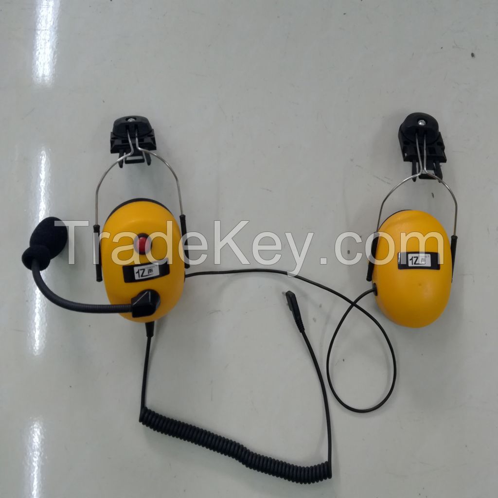 Safety helmet intercom headset accessories