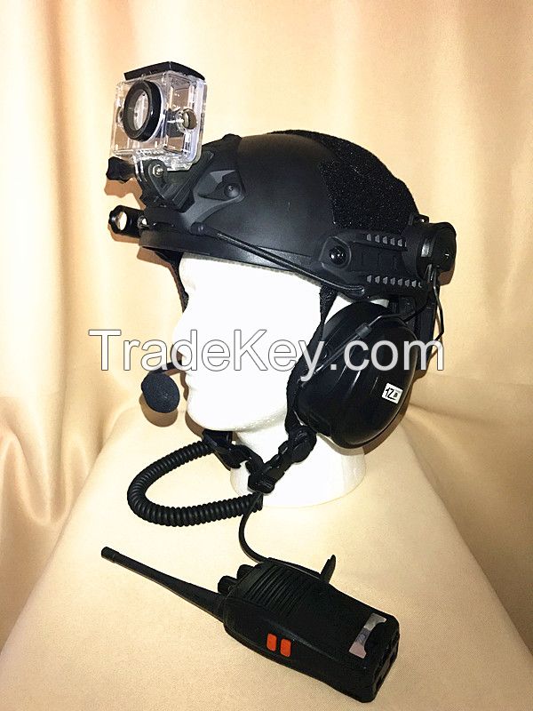 YISHENG YS-DB-01H Single Soldier Combat Helmet Wireless intercom helmet Multifunctional intelligent helmet