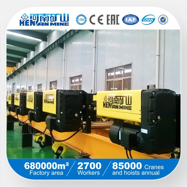 2 ton 5 ton 10 ton 15 ton 20 ton Wire Rope Electric Hoist