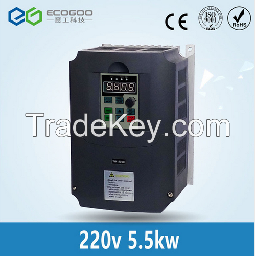 5.5KW VSD 220v to 380v Spindle Inverters VFD AC drive frequency converter Factory Direct Sales