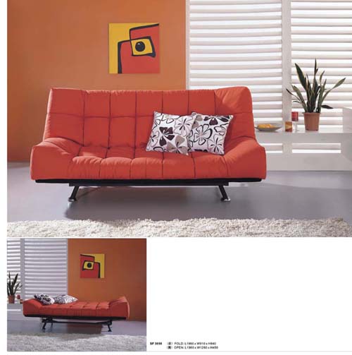 Multifunctional fabric sofa bed (SF3058)