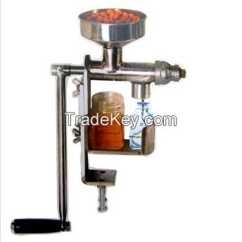 Stainless steel manual oil press machine 