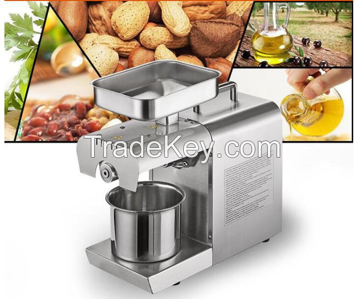 Home use cold small coconut oil press machine 