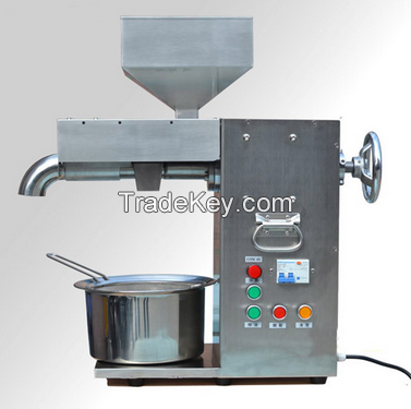 Commercial electric hot and cold oil press machine stainless steel