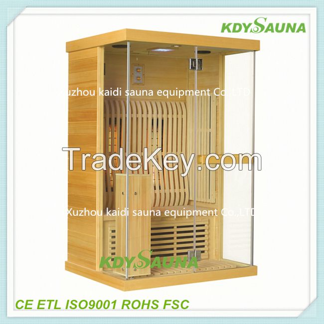 Hot selling 1 2 person portable infrared sauna cabin