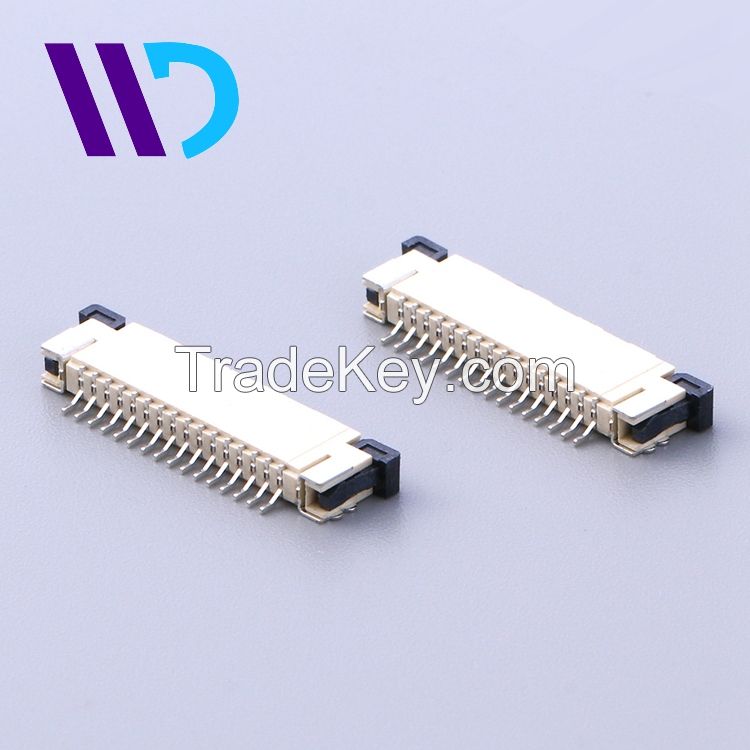 WENDA wholesales 1.0mm pitch 18 pin fpc connector for widely usage