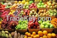 Fresh Banana, Grapes, Apples, Straw Berries, Pineapples, Oranges, Mangoes, Mangosteen