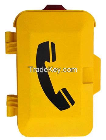 VoIP heavy duty waterproof telephone, all weather resistant