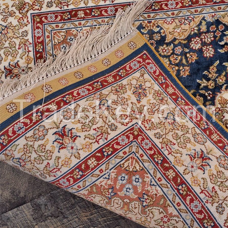 Yilong 2x3ft Persian Area Rugs Handmade Silk Carpet Traditional Oriental Rugs