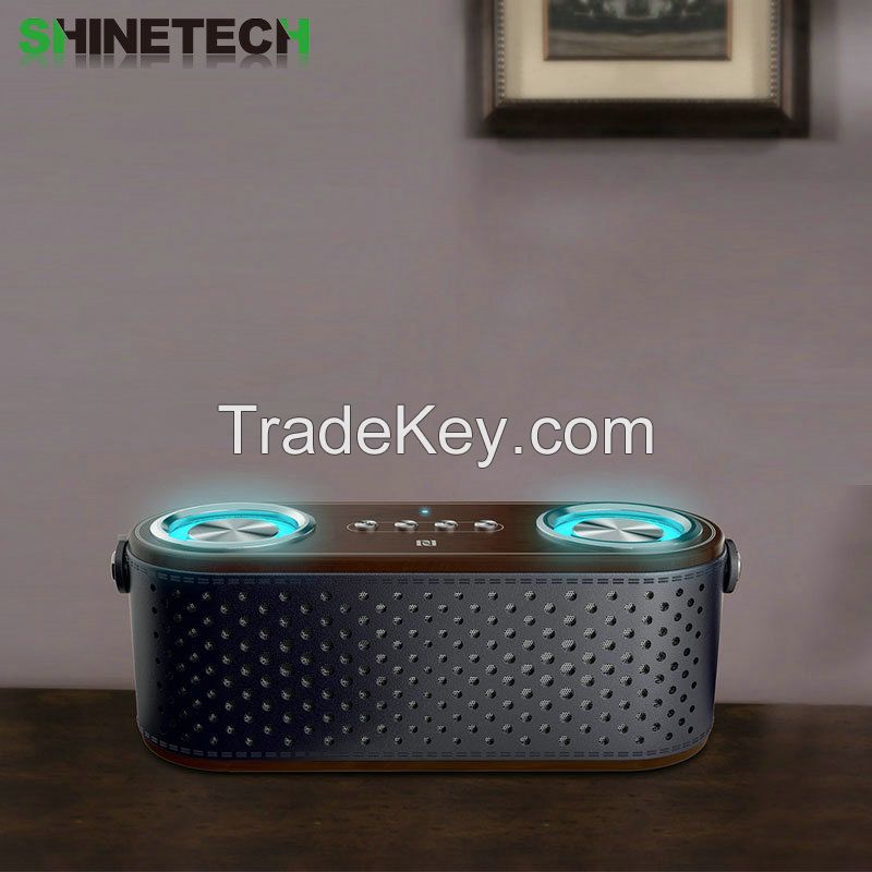 Portable Bluetooth Speaker with huge&amp;amp;clear Sound/Mega Bass, LED breathing light and Handle