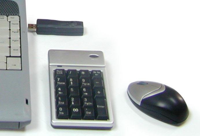 Wireless Keypad and Optical Mouse