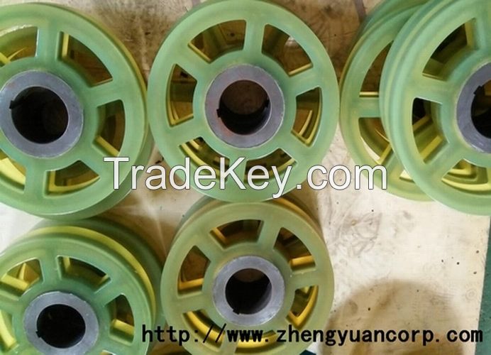 polyurethane coated wheel