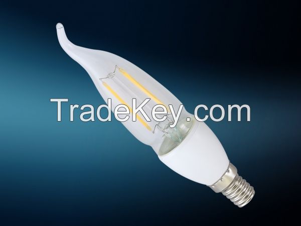 LED candle lighting, White, E14, 85-240V