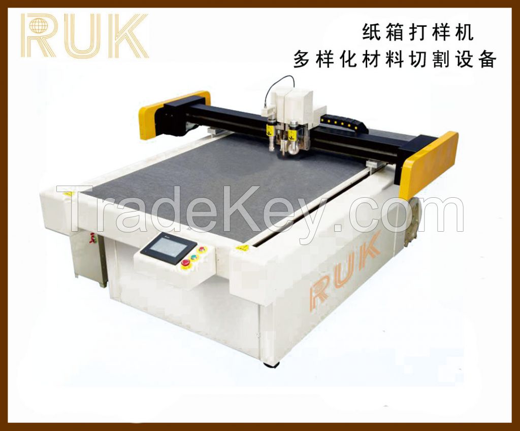 Small type knifes cutting machine for boxes sample cutting and creasin