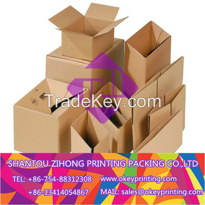 printing color kraft shipping carton shipping box