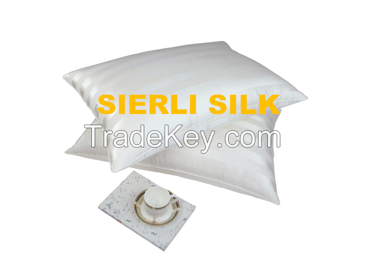 mulberry Silk Pillow, Silk Pillow Cover with Silk Shell ,real silk pillow , soft & comfortable silk pillow