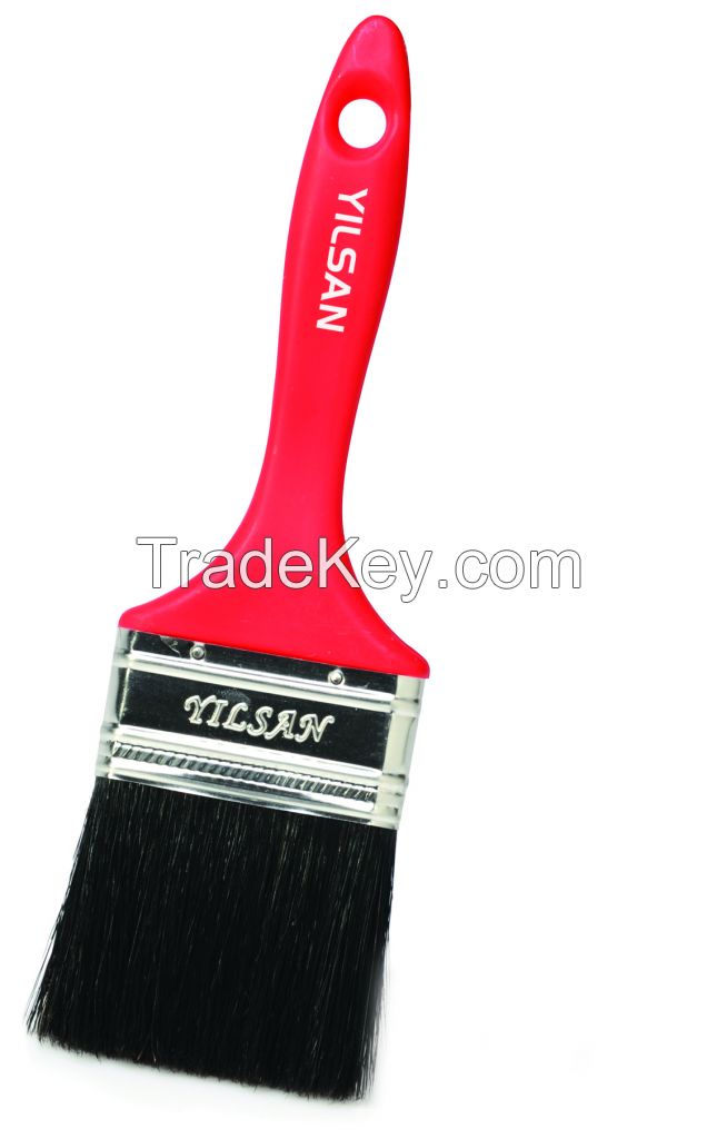 Brush for oil paint plastic handle