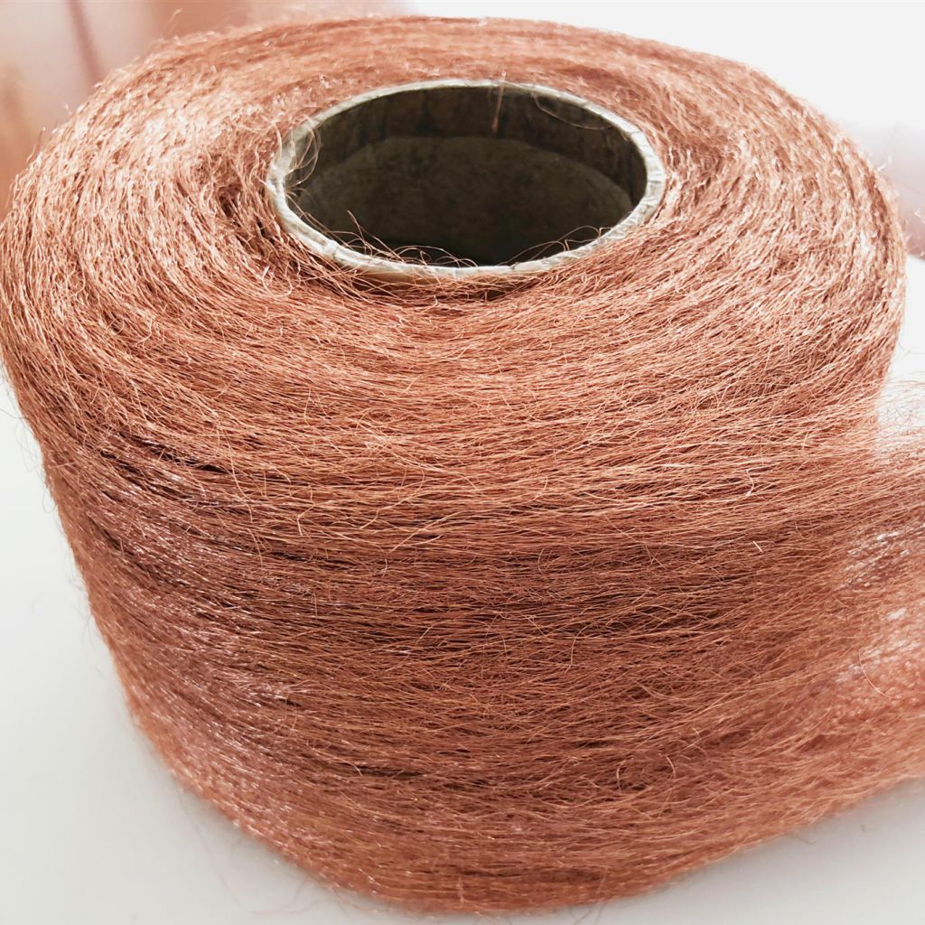 0.05mm wire diameter*10m per kg  copper fabric copper wool for rf shielding 