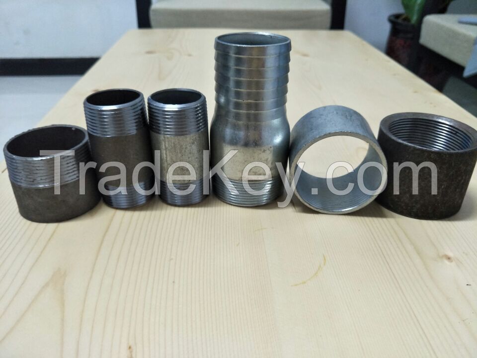 Welded Steel Pipe Nipple Black And Galvanized