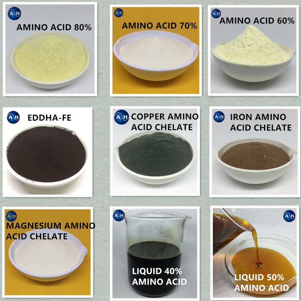 Factory Wholesale Hydrolyzed Amino Acid Powder 70% Foliar Fertilizer (Free amino acid is more than 65%)