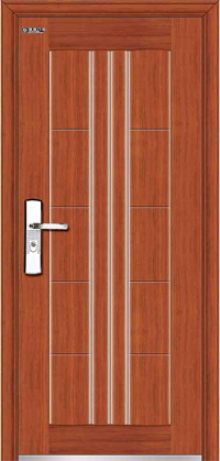 Steel wooden  door