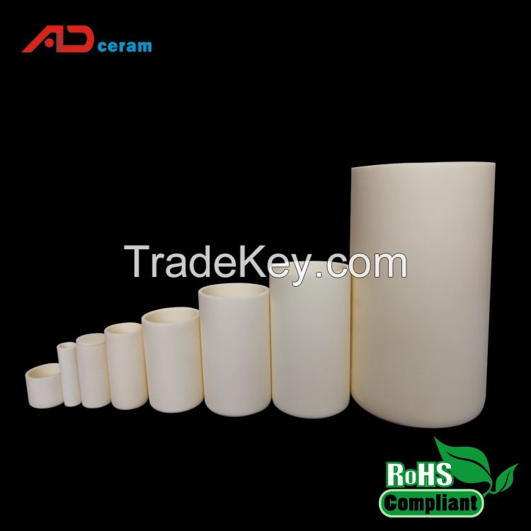 High Temperature Resistant Alumina Ceramic Insulation Crucible For Chemical Analysis