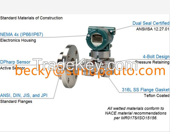 Yokogawa EJA115E Low Flow Transmitter Origin Japan with BRAIN or HART Communications