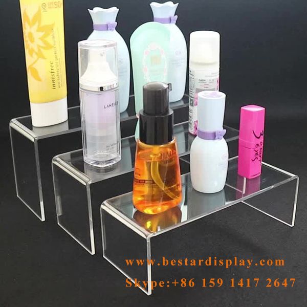 China reliable supplier Plexiglass PMMA acrylic perfume bottle display stand