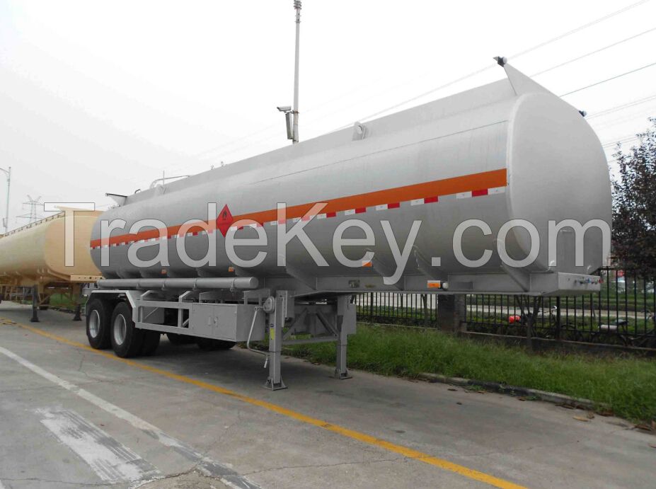 40 50 60 m3 Cbm 2 3 4 compartments Fuel Petrol Diesel Oil Tank Trailers with Q235 material