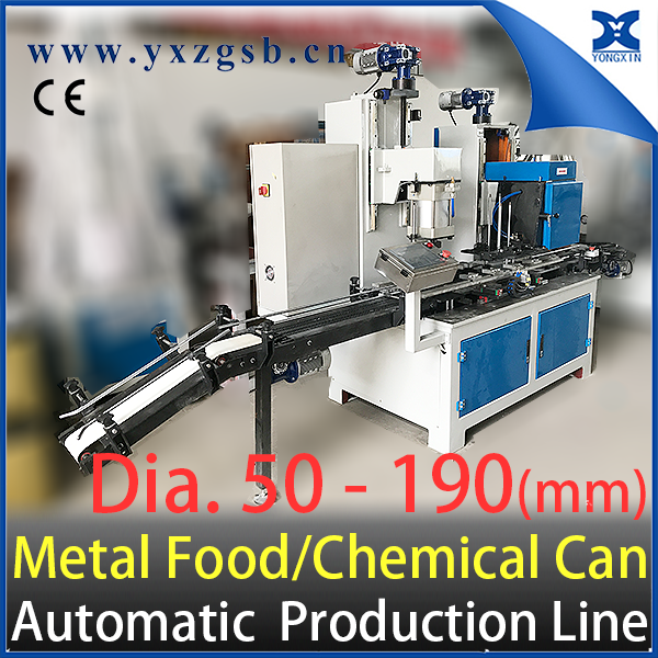 0.25-5L Round Chemical Can Making Packaging Line