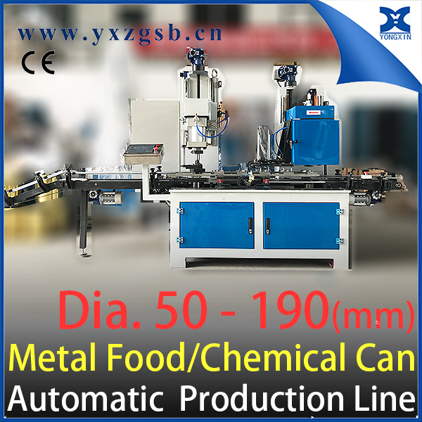 0.25-5L Round Chemical Can Making Packaging Line