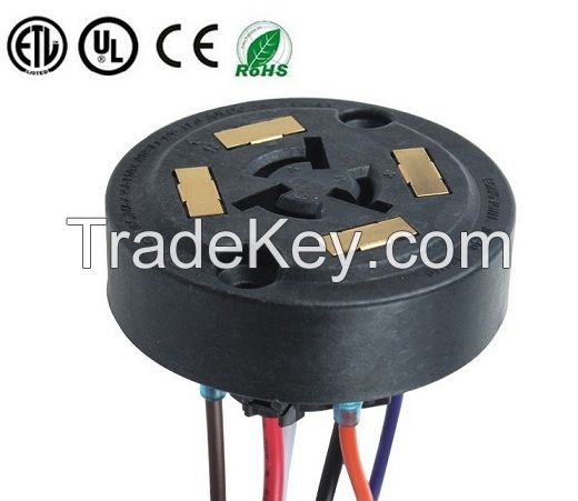 7 Pin 0-10v Twist-lock Dali Dimming Receptacle For Led Te Tyco2213362