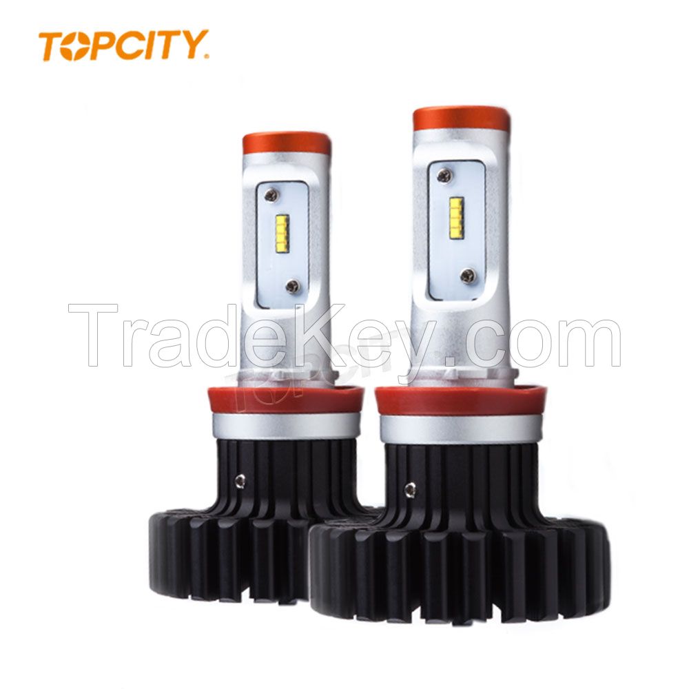 Topcity Factory G6 H8 H9 H11 H16J 80W High Power LED Auto Headlight Super Bright