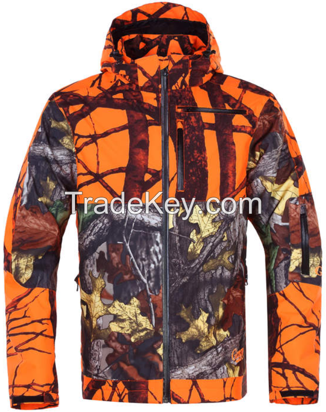 Wholesale outdoor winter polyester waterproof hunting suit