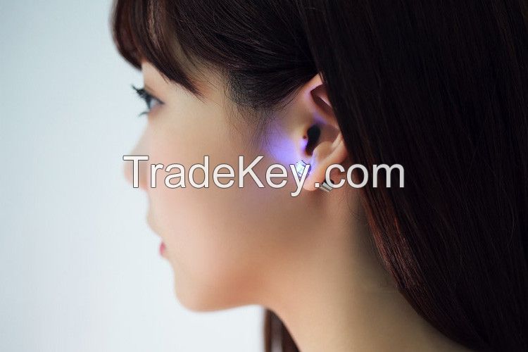 Novel &amp; Magic Luminous Led Ear Stud Blinking Earrings for Wedding &amp; Halloween