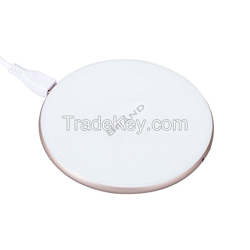 New products qi wireless charger pad with fast charging