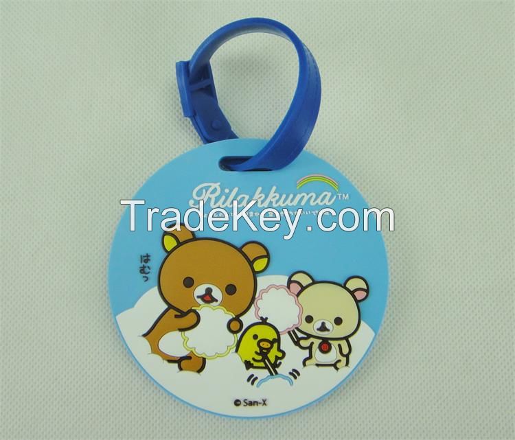 pvc luggage tag