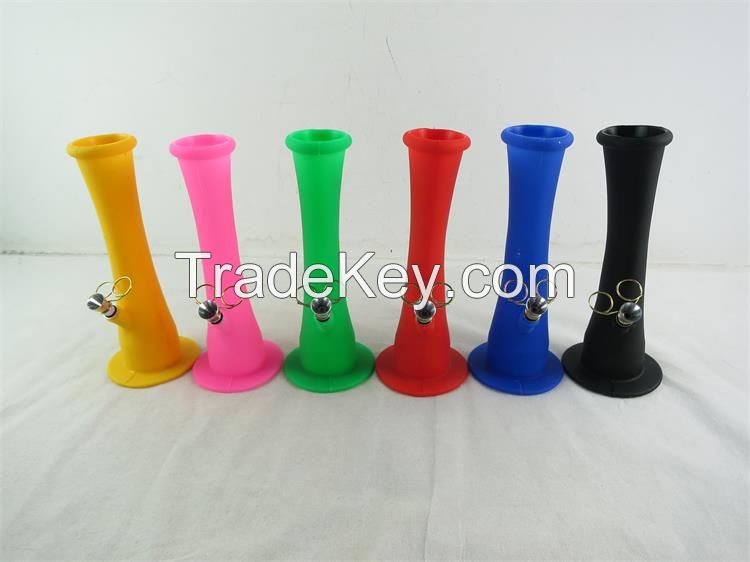 silicone smoking water pipe