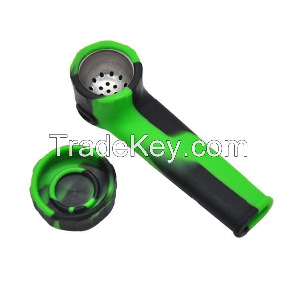 Silicone small smoking pipe