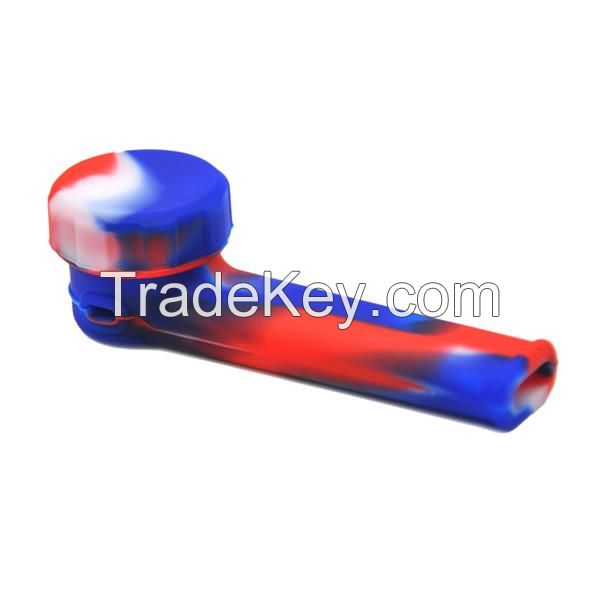 Silicone small smoking pipe