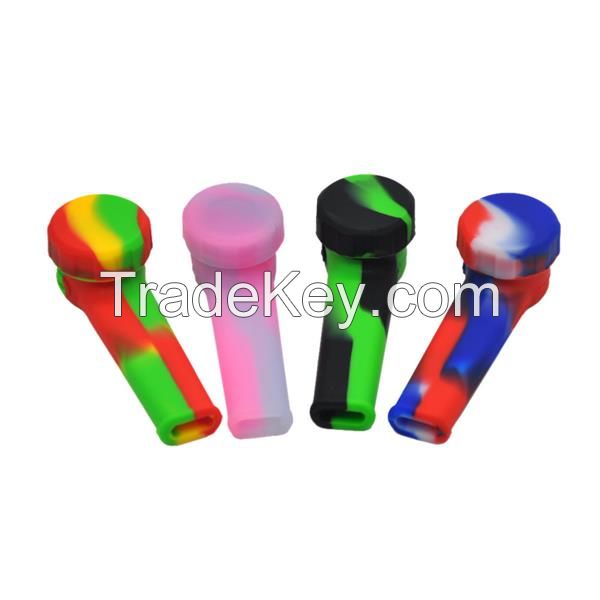 Silicone small smoking pipe