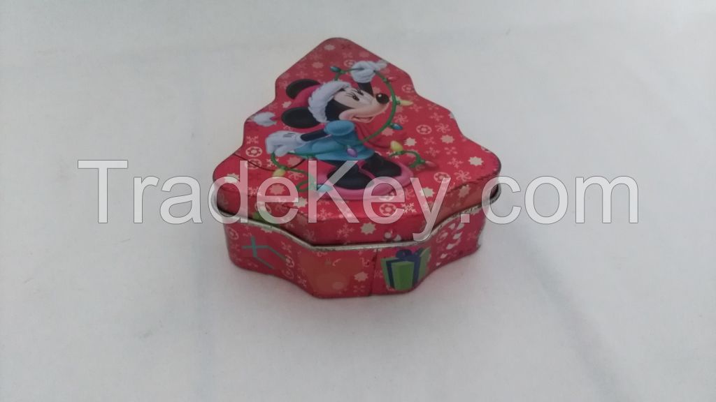 heart tin box