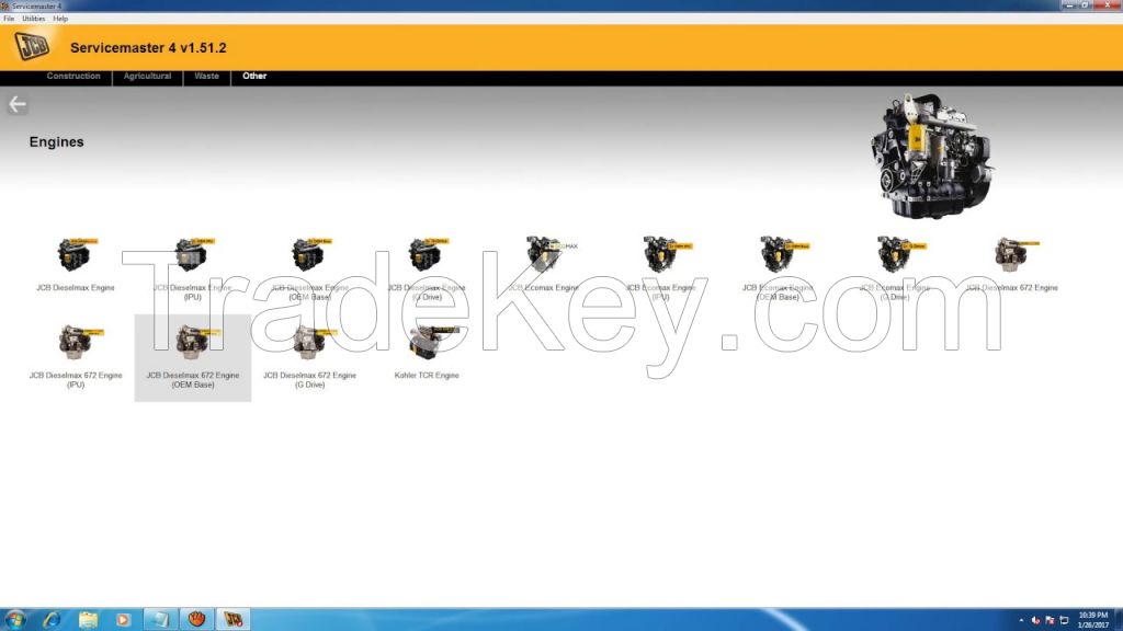 JCB Diagnostic Interface with complete software (Parts catalogs,Service manuals and diagnostic software)