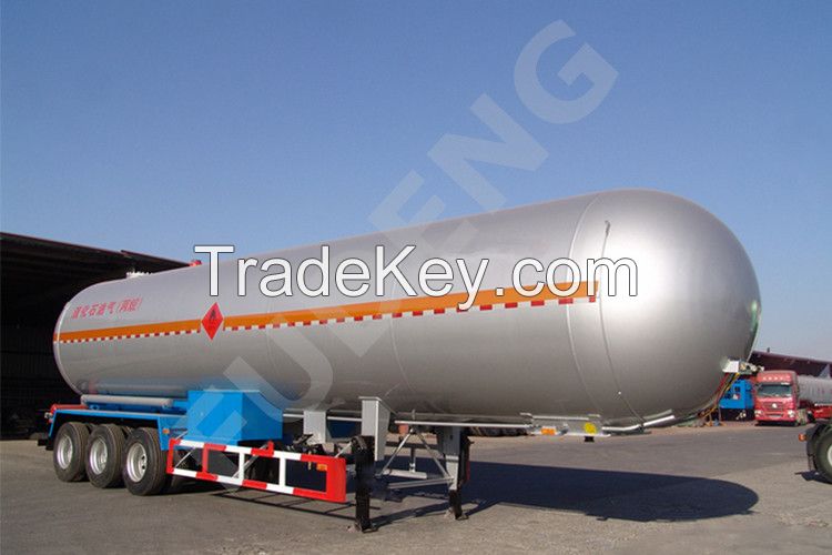 60000L 3 axle lpg gas tank trailer transport truck semi trailers for sale