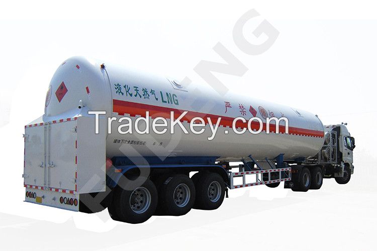 High quality 3 axle lng transport truck semi trailers for sale